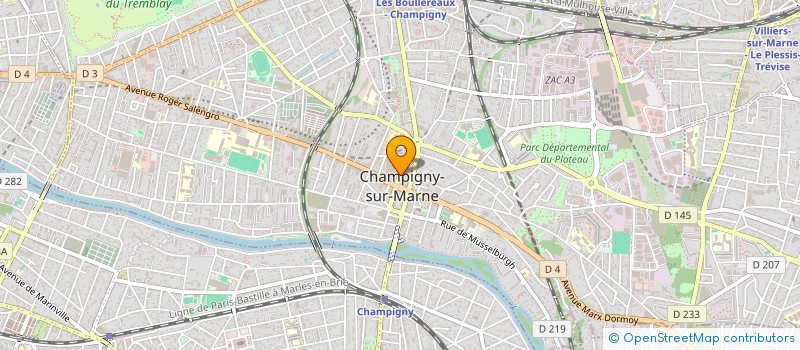 localisation de l'entreprise RENOVE FRANCE  CHAMPIGNY-SUR-MARNE