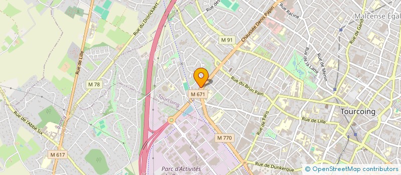 localisation de l'entreprise RENOVEAL  TOURCOING