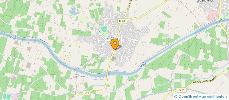 localisation de l'entreprise RENOVEBAT  CLAIRA