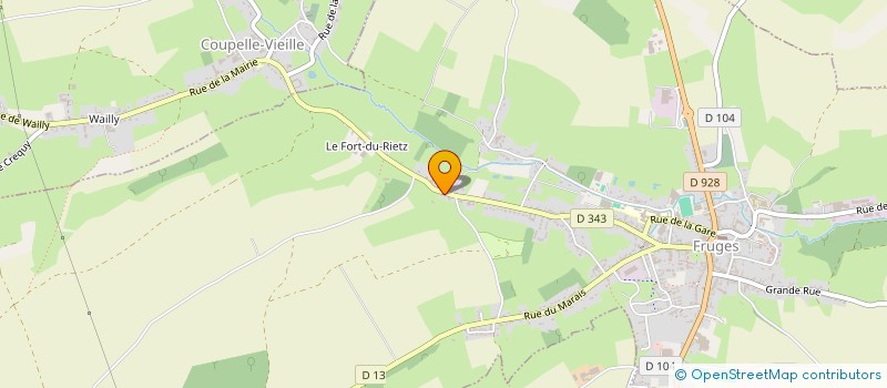 localisation de l'entreprise RENOVECLEAN à FRUGES