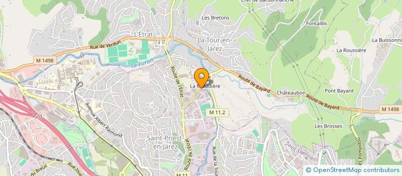 localisation de l'entreprise RENOVECO 42  SAINT-ETIENNE