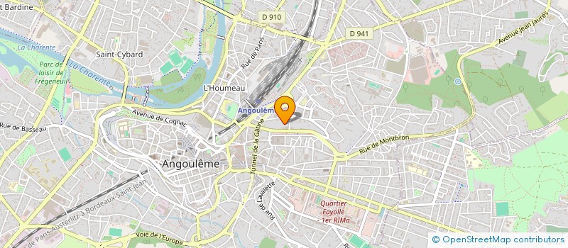 localisation de l'entreprise RENOVECO à ANGOULEME