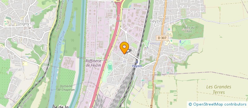 localisation de l'entreprise RENOVECO  FEYZIN