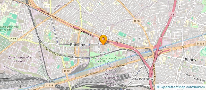 localisation de l'entreprise RENOVECO PRO  BOBIGNY