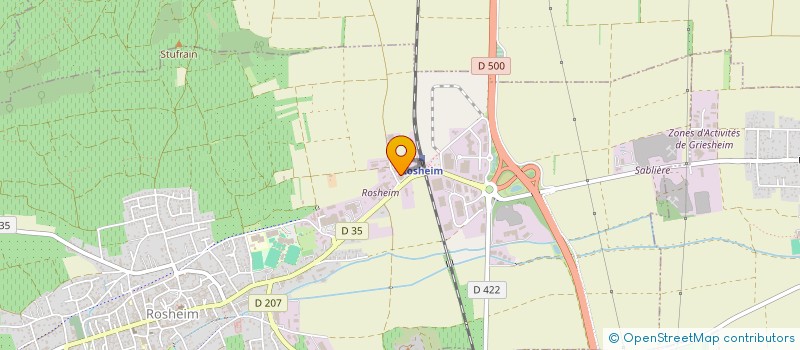 localisation de l'entreprise RENOVEIGHT à ROSHEIM