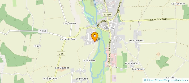 localisation de l'entreprise RENOVEL  CHARNY OREE DE PUISAYE