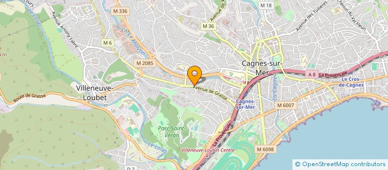 localisation de l'entreprise RENOVELEC  CAGNES-SUR-MER