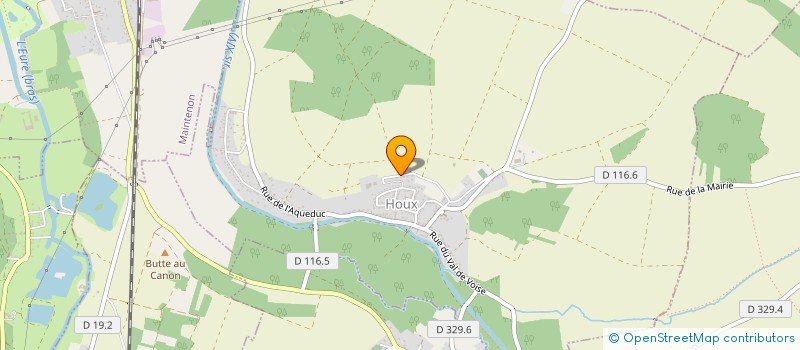 localisation de l'entreprise RENOVEM à HOUX