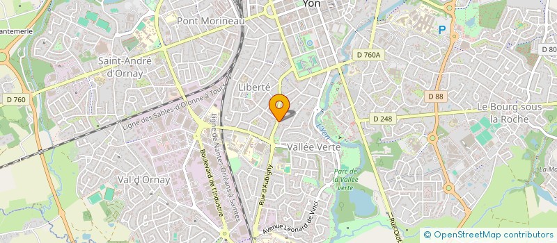 localisation de l'entreprise RENOVENERGY à LA ROCHE-SUR-YON