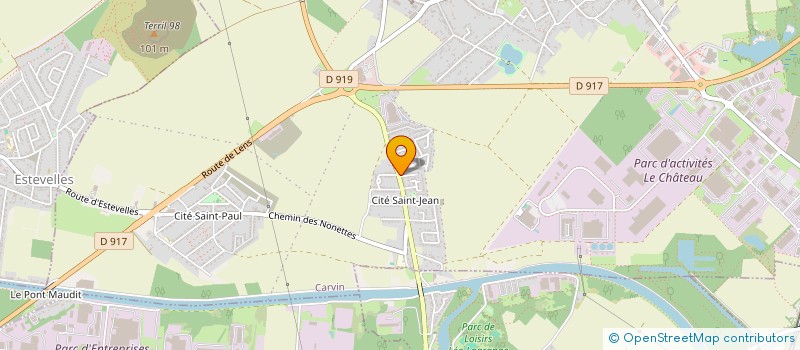 localisation de l'entreprise RENOVENORD SARL  CARVIN