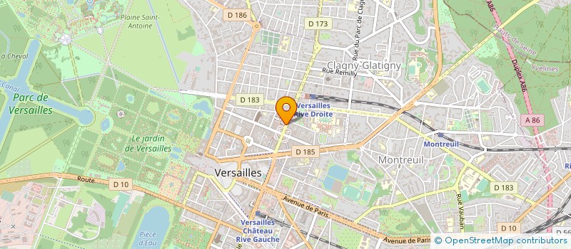 localisation de l'entreprise RENOVEO à VERSAILLES