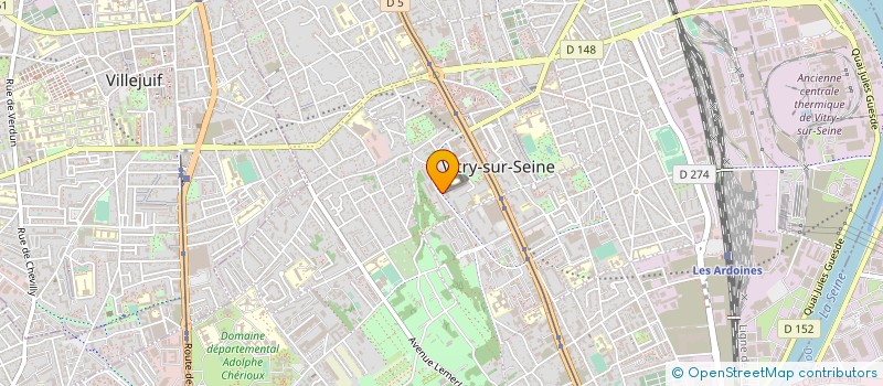 localisation de l'entreprise RENOVEO à VITRY-SUR-SEINE