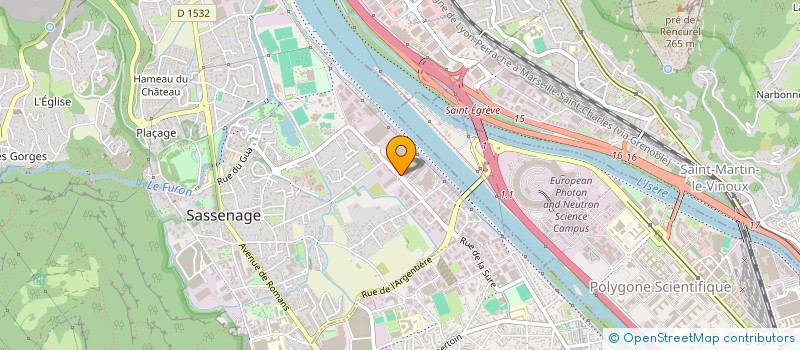 localisation de l'entreprise RENOVER ET BATIR  SASSENAGE