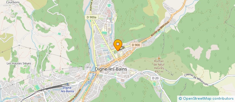 localisation de l'entreprise RENOVER MAINTENANT 04 à DIGNE-LES-BAINS