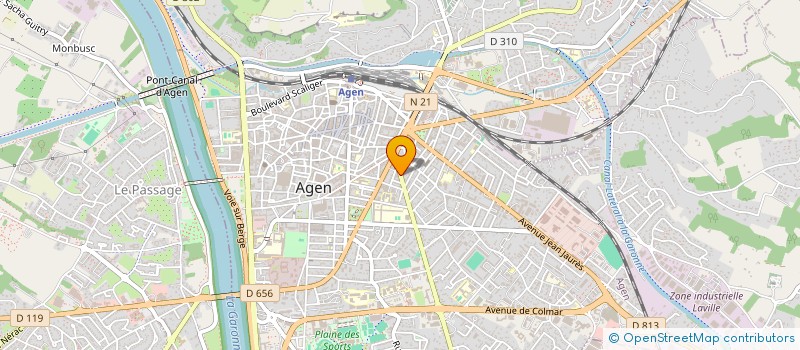 localisation de l'entreprise RENOVERSO METAUX à AGEN