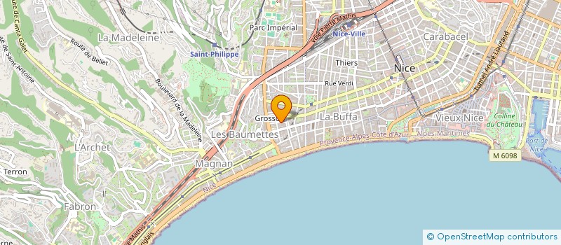 localisation de l'entreprise RENOVERTE à NICE
