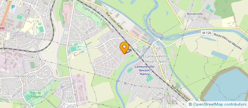 localisation de l'entreprise RENOVETANCHE à LANEUVEVILLE-DEVANT-NANCY