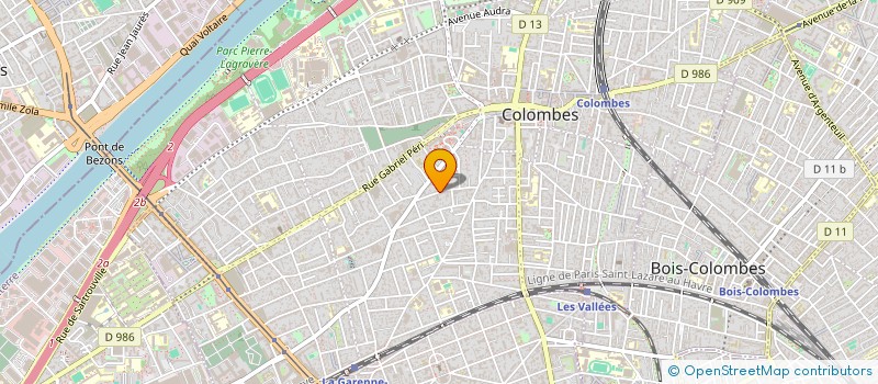 localisation de l'entreprise RENOVETAT  COLOMBES