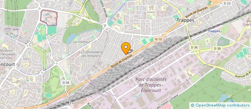 localisation de l'entreprise RENOVEV à TRAPPES