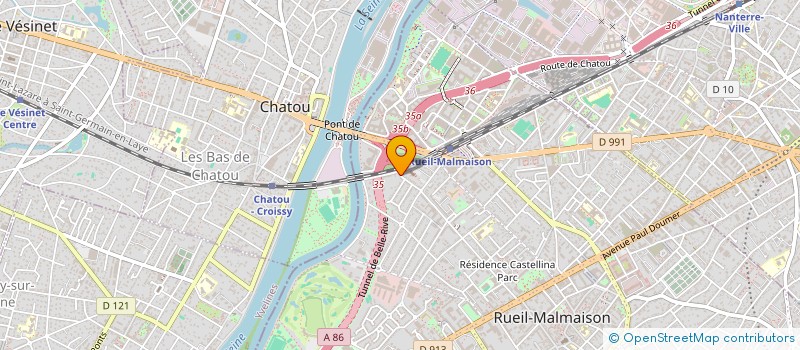 localisation de l'entreprise RENOVEX à RUEIL-MALMAISON