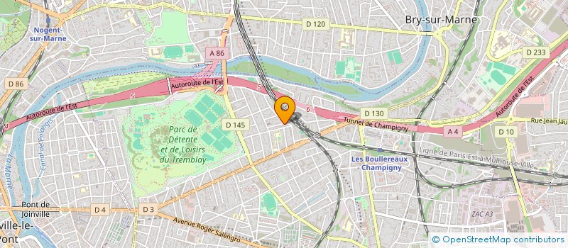 localisation de l'entreprise RENOVEXPERT à CHAMPIGNY-SUR-MARNE