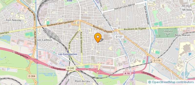 localisation de l'entreprise RENOVFORM  CALAIS