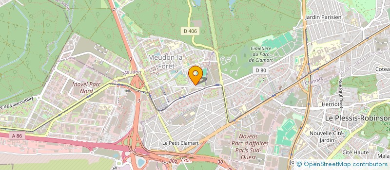 localisation de l'entreprise RENOVHOUSE à MEUDON