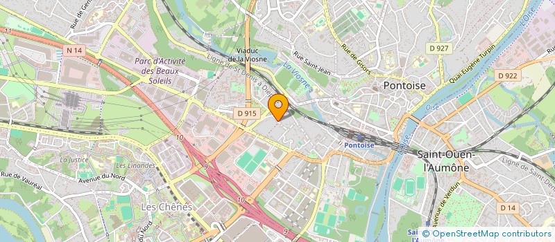 localisation de l'entreprise RENOVIA  PONTOISE