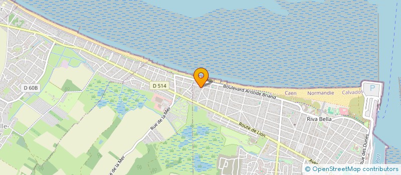 localisation de l'entreprise RENOVIA à OUISTREHAM