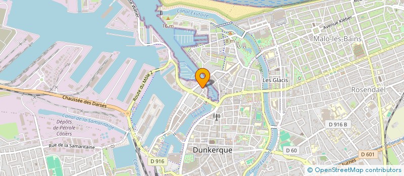 localisation de l'entreprise RENOVIA à DUNKERQUE