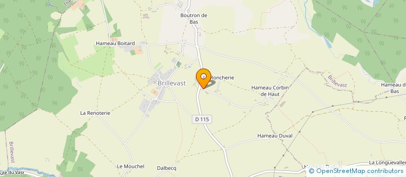 localisation de l'entreprise RENOVIA  BRILLEVAST