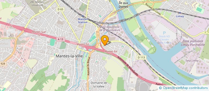 localisation de l'entreprise RENOVIA ENERGIES à MANTES-LA-VILLE