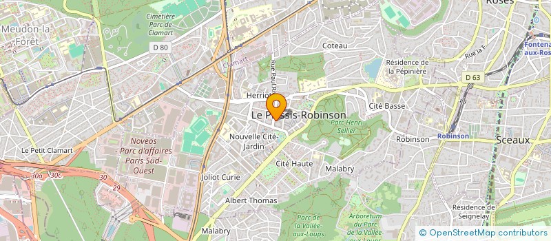 localisation de l'entreprise RENOVIM à LE PLESSIS-ROBINSON