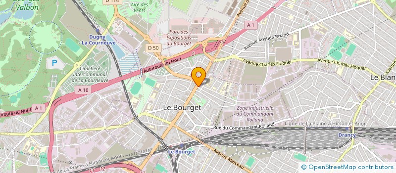 localisation de l'entreprise RENOVIMMO à LE BOURGET