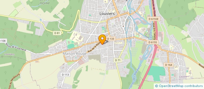 localisation de l'entreprise RENOVINYL  LA HAYE-MALHERBE