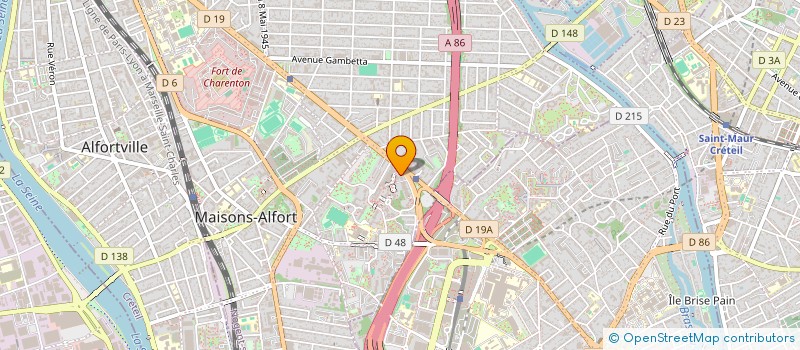 localisation de l'entreprise RENOVISO à MAISONS-ALFORT