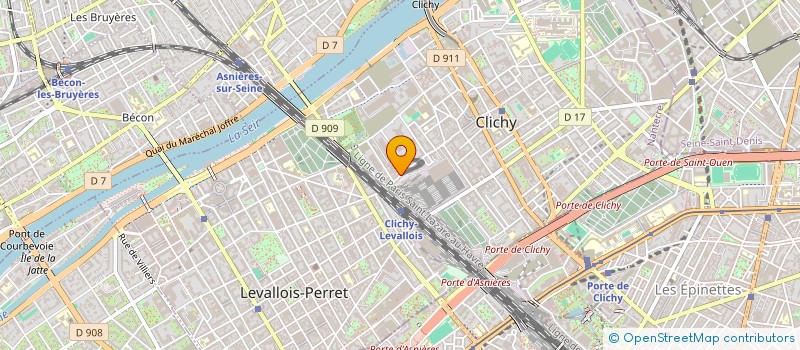 localisation de l'entreprise RENOVITE à CLICHY