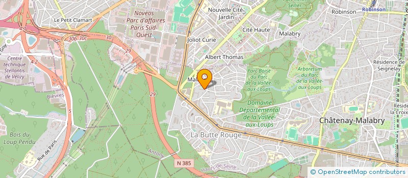 localisation de l'entreprise RENOVMAD  CHATENAY-MALABRY