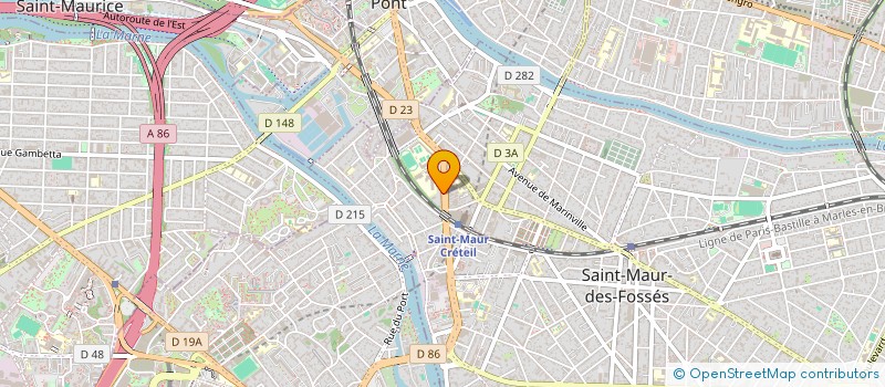 localisation de l'entreprise RENOVMAGIC à SAINT-MAUR-DES-FOSSES