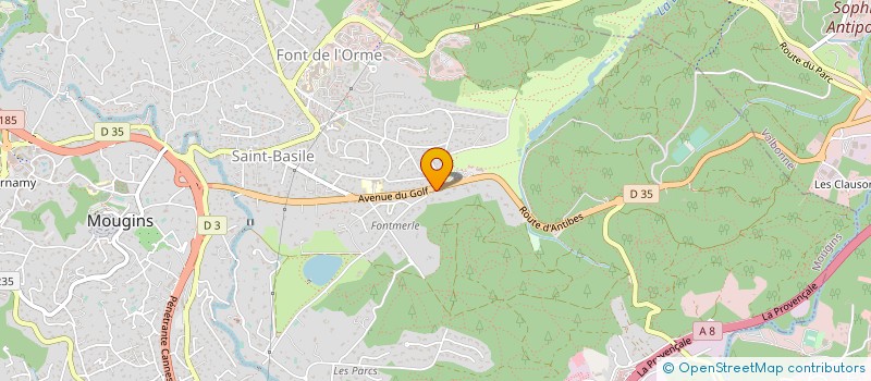 localisation de l'entreprise RENOVMYHOME à MOUGINS