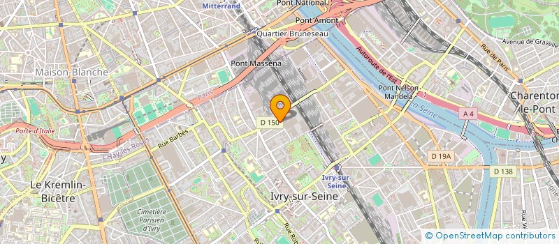 localisation de l'entreprise RENOVO  IVRY SUR SEINE