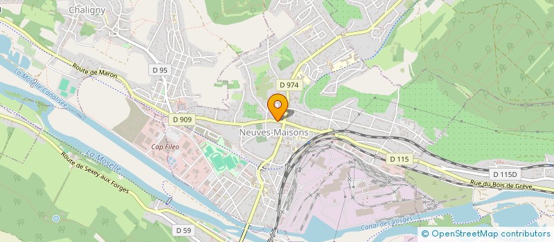 localisation de l'entreprise RENOVOM  NEUVES-MAISONS