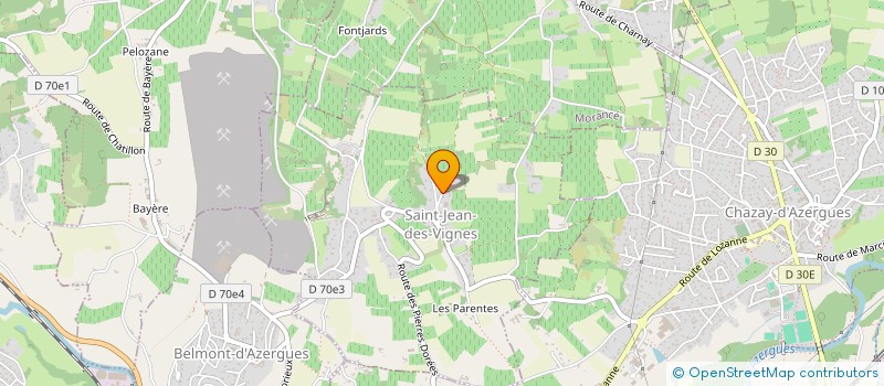 localisation de l'entreprise RENOVPRO BOIS LOZANNAISE à SAINT-JEAN-DES-VIGNES