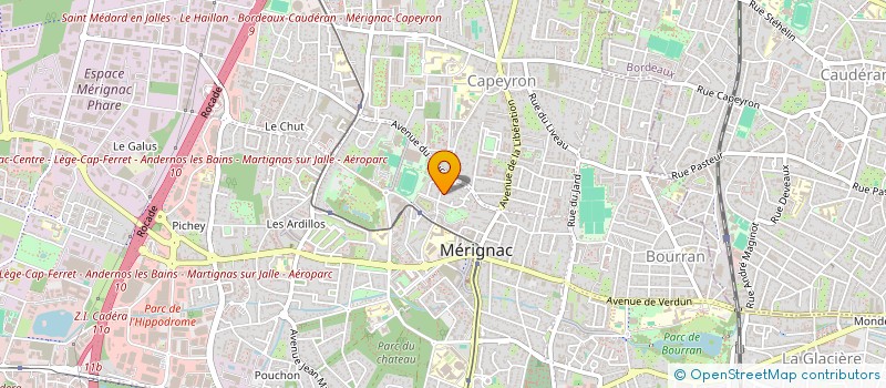 localisation de l'entreprise RENOVSERVICES33  MERIGNAC