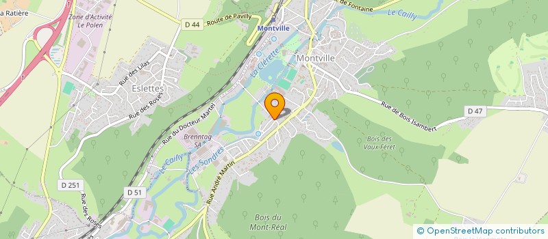 localisation de l'entreprise RENOVTOITURE à MONTVILLE