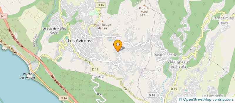 localisation de l'entreprise RENOVTOITURE à LES AVIRONS
