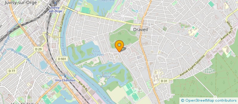 localisation de l'entreprise RENOVVAS à DRAVEIL