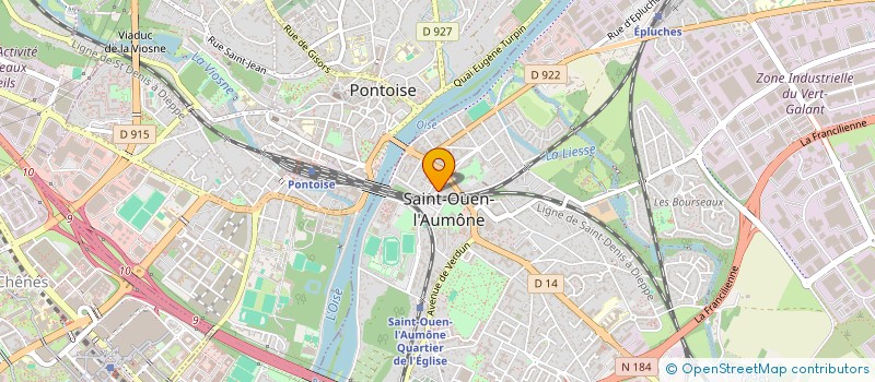 localisation de l'entreprise RENOWERT à SAINT-OUEN-L'AUMONE
