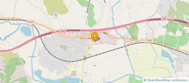localisation de l'entreprise RENT A TRUCK à ROQUEBRUNE-SUR-ARGENS