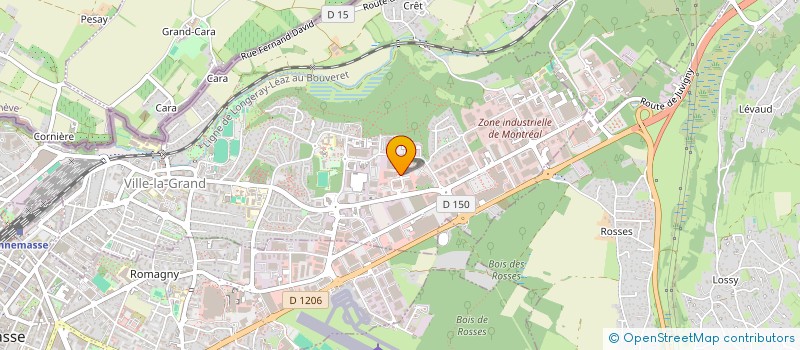 localisation de l'entreprise RENT'ALP à VILLE-LA-GRAND